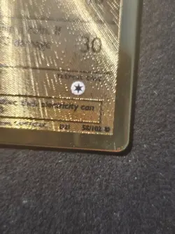 Pokemon TCG Celebrations Pikachu Gold Metal Card 58/102 25th Anniversary - Image 2