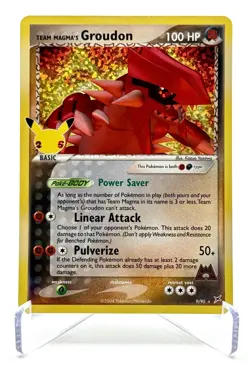 Pokemon Team Magma’s Groudon 9/95 Holo Classic Collection Celebrations - Image 1