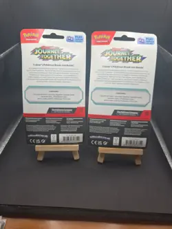 Pokemon TCG Set of 2 JOURNEY TOGETHER Single Pack Blister (Yanma/Scraggy) - Image 2