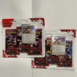 Lot of 2 Pokemon TCG: Destined Rivals 3 Pack Blister (Kangaskhan Promo) - Image 1