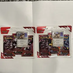 Lot of 2 Pokemon TCG: Destined Rivals 3 Pack Blister (Kangaskhan Promo) - Image 2