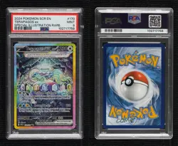 Terapagos ex Special Illustration Rare Pokemon SV07: Stellar Crown PSA 9 MINT - Image 3