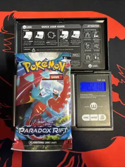 22.78g HEAVY - Pokemon TCG S&V Paradox Rift Booster Pack Sealed / Semi GoDU - Image 1