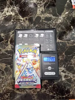 1x 22.49 Gram HEAVY Prismatic Evolutions Pack! Sealed! PRE S&V Pokemon TCG ENG - Image 1