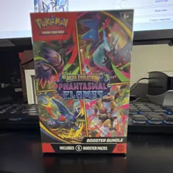 Pokemon Mega Evolution Phantasmal Flames Booster Bundle 6 Packs Gengar Charizard - Image 1
