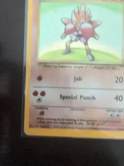 Hitmonchan - 7/102 - Holo Rare - Unlimited Edition WOTC Pokemon Base Set - Image 3