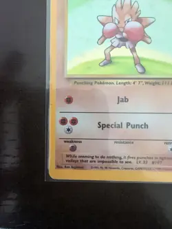 Hitmonchan - 7/102 - Holo Rare - Unlimited Edition WOTC Pokemon Base Set - Image 4