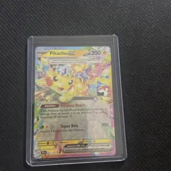 057/191 Pikachu ex Pokemon TCG Prize Pack Series 7 Play Stamped Surging Sparks - Image 1