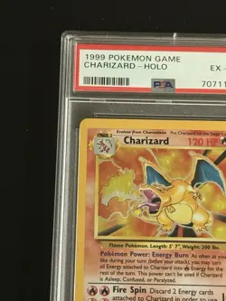 1999 POKEMON BASE SET CHARIZARD 4/102 PSA 6 - Image 2