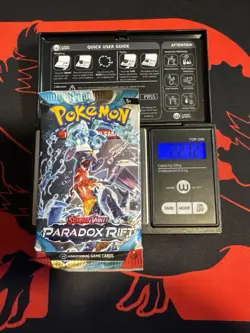 22.72g HEAVY - Pokemon TCG S&V Paradox Rift Booster Pack Sealed / Semi GoDU - Image 1