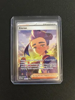 Pokemon TCG Kieran 174/131 Sv: Prismatic Evolutions Special Illustration Rare - Image 1
