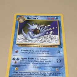Golduck - 35/62 Fossil Unlimited Uncommon Pokemon - MP - Image 1