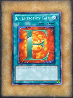 Yugioh E - Emergency Call LCGX-EN089 Common 1st Ed NM - Image 1