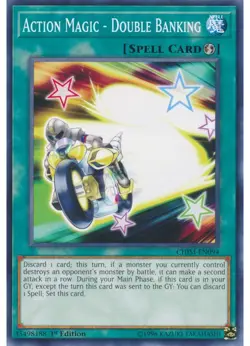 Yugioh - Action Magic - Double Banking (Common) (1st Edition) - CHIM-EN094 P - Image 1