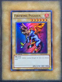 Yugioh Firewing Pegasus PRC1-EN005 Super Rare 1st Ed LP - Image 1