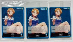 3 Lot One Piece Promos Nami P-117 Go All The Way To The Top! OP13 Promo Sealed - Image 1