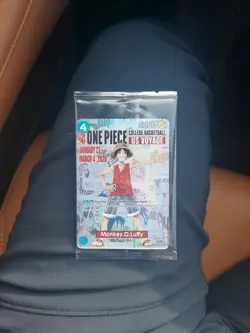 One Piece Monkey D Luffy US Voyage College Basketball PROMO *SEALED* - Image 3