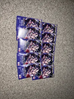 One Piece OP14 The Azure Sea’s Seven Sleeved Booster Pack Lot Of 10 - In Hand - Image 1