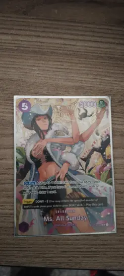 MS All Sunday One Piece TCG Kingdoms of Intrigue OP04-064 SP Alt Art English - Image 1