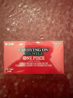 ONE PIECE TCG CARD GAME BOX OP 13 - CARRYING ON HIS WILL (ENG) SEALED - Image 5