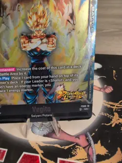 SR Rare Super Vegito FS09-16 DB Legends Stamp Foil Dragon Ball Fusion World CCG - Image 3