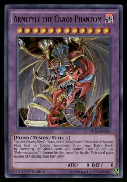 Yugioh! Armityle the Chaos Phantom DUSA-EN099 Ultra Rare VLP - Image 1