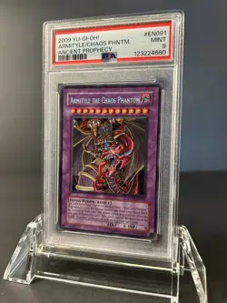 Yugioh Armityle the Chaos Phantom ANPR - EN091 Secret Rare Unlimited PSA 9 - Image 1