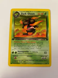 Dark Gloom 36/82 Pokemon Team Rocket 1st Uncommon NM/MINT 2000 box-S3 - Image 1