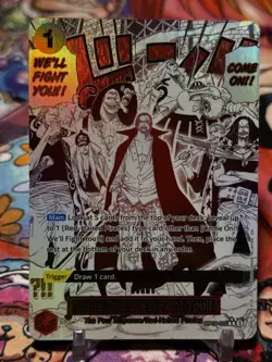 COME ON!! WE'LL FIGHT YOU!! - One Piece OP09-020 - AA Alt Event Manga PRB02 - Image 1