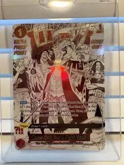 COME ON!! WE'LL FIGHT YOU!! - One Piece OP09-020 - AA Alt Event Manga PRB02 - Image 1