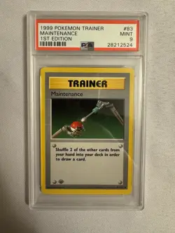 1999 Pokemon - 1st Edition Shadowless Maintenance - Base Set 83/102 PSA 9 Mint!! - Image 1