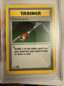 1999 Pokemon - 1st Edition Shadowless Maintenance - Base Set 83/102 PSA 9 Mint!! - Image 3