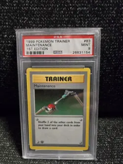 PSA 9 1999 Pokemon - 1st Edition Shadowless Maintenance - Base Set 83/102 Mint!! - Image 1
