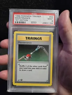 PSA 9 1999 Pokemon - 1st Edition Shadowless Maintenance - Base Set 83/102 Mint!! - Image 3