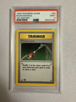 1999 Pokemon - 1st Edition Shadowless Maintenance - Base Set 83/102 PSA 9 Mint!! - Image 2
