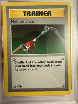 1999 Pokemon - 1st Edition Shadowless Maintenance - Base Set 83/102 PSA 9 Mint!! - Image 3