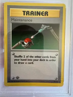 1999 Pokemon - 1st Edition Shadowless Maintenance - Base Set 83/102 PSA 9 Mint!! - Image 3