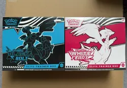 Pokemon TCG - Scarlet & Violet: Black Bolt & White Flare Elite Trainer Box ETB - Image 1