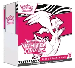 10x POKEMON TCG Scarlet & Violet White Flare Elite Trainer Box ETB - Image 1