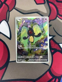 Pokemon TCG Yamask 122/086 English White Flare Illustration Rare Mint Condition - Image 2