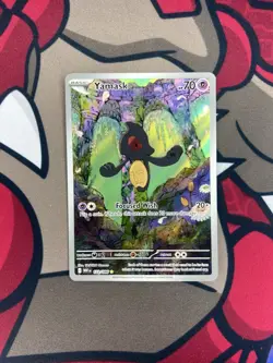 Pokemon TCG Yamask 122/086 English White Flare Illustration Rare Mint Condition - Image 3