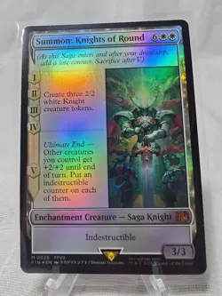 Magic The Gathering Final Fantasy | Foil Summon: Knights of Round M#0036 | NM+++ - Image 1