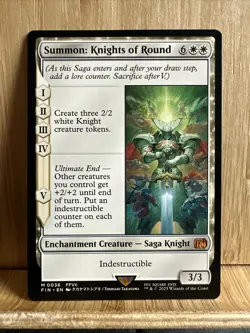 Magic the Gathering Summon: Knights of Round Final Fantasy Regular M0036 - Image 1