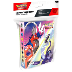 Pokemon Scarlet & Violet Mini Portfolio with Booster Pack : New : TCG Cards - Image 1