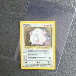 Chansey pokemon Base Set 2 Holo Rare Card 3/130 - Image 1