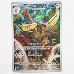 Kingambit 130 Sv: Scarlet & Violet Promo Cards Holo Near Mint - Image 1