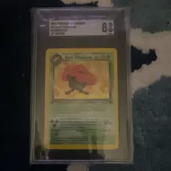 Pokemon Dark Vileplume Team Rocket Holo 1st Edition SGC 8 Graded Card 2000 - Image 1