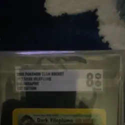 Pokemon Dark Vileplume Team Rocket Holo 1st Edition SGC 8 Graded Card 2000 - Image 3