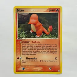 Pokemon Card - Ditto Charmander Delta Species 61/113 LP dd - Image 1