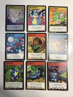 Neopets 2003 Trading Card Game Lot Of 30 Cards Numbered - Image 1